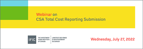 Webinar on CSA Total Cost Reporting Submission